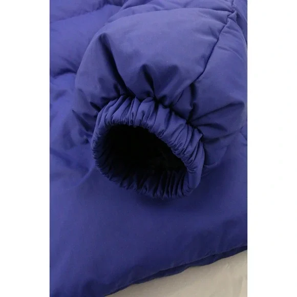 Tommy Jeans Tommy Hilfiger Mens Hooded Down Jacket Blue Sz XS Embroidery Elastic - Picture 11 of 16